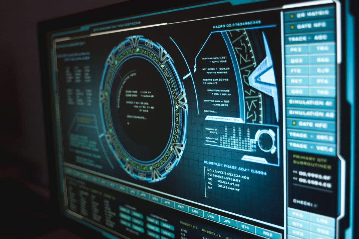 A staged computer-security screen